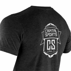 Bon marché 😉 Capital Sports Vêtements De Sport CS Men T-shirt D'entraînement 🎁 -Vetements-de-sport Soldes Magasin 10029520 yy 0005 detail Capital Sports T Shirt Charcoal Black XL