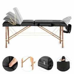 Vetements-de-sport Soldes Magasin -Vetements-de-sport Soldes Magasin 10029971 yy 0002 titel side Klarfit MT 500 Massageliege