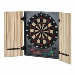 De gros ⭐ KLARFIT Jeu De Fléchettes Dartmaster 180 Cible De Fléchettes 🥰 -Vetements-de-sport Soldes Magasin 10030462 yy 0005 titel oneConcept Dartmaster 180 Dartscheibe helles holz