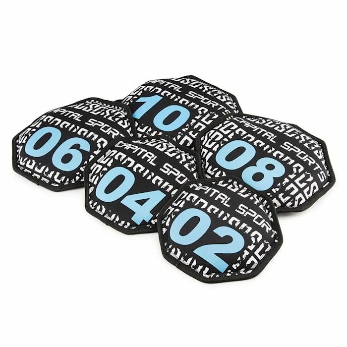 Promo ✨ Capital Sports Disques Pour Haltère Gripnip Energy Bag Set 5 Sacs De Sable Dumbbells 😉 5 Promo ✨ Capital Sports Disques Pour Haltère Gripnip Energy Bag Set 5 Sacs De Sable Dumbbells 😉 – Image 5