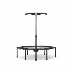 Budget ⌛ KLARFIT Trampolines Jumpanatic Trampoline De Fitness 44“ ⌛ -Vetements-de-sport Soldes Magasin 10032109 yy 0003 front Klarfit Jumpanatic Fitness Trampolin 44 zoll schwarz