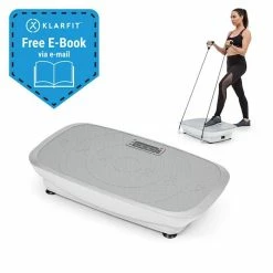 Remise 👍 KLARFIT Entraînement Par Vibrations Vib 1000 Plateforme Vibrante Rouge ❤️