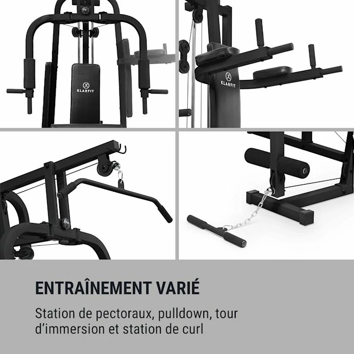 Tout neuf 🔔 KLARFIT Appareils à Charge Guidée Ultimate Gym 9000 Station De Musculation 💯 5 Tout neuf 🔔 KLARFIT Appareils à Charge Guidée Ultimate Gym 9000 Station De Musculation 💯 – Image 5