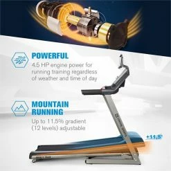 Sortie 👏 Capital Sports Infinity Track 2.0 Tapis De Course 🤩 -Vetements-de-sport Soldes Magasin 10032952 yy 0005 logo CAPITAL SPORTS Infinity Track Laufband grau