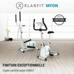 Meilleure affaire ✔️ KLARFIT Vélos D'appartement Myon Cycle Vélod´appartement Cardio-training ⭐ -Vetements-de-sport Soldes Magasin 10032970 fr 0003 logo