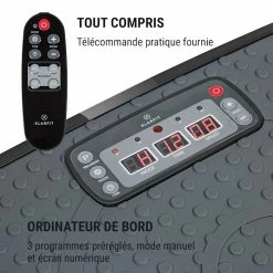 Le moins cher ⌛ KLARFIT Entraînement Par Vibrations Vibe 3DX Plateforme Vibrante 🛒 -Vetements-de-sport Soldes Magasin 10033231 fr 0006 logo
