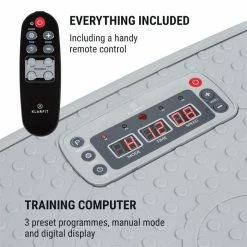 Tout neuf 🎁 KLARFIT Entraînement Par Vibrations Vibe 3DX Plateforme Vibrante 🎉 -Vetements-de-sport Soldes Magasin 10033232 yy 0006 logo Klarfit Vibe 3DX Vibrationsplatte weiss