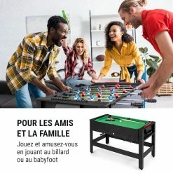 Promo 🔥 KLARFIT Babyfoots Spin Table De Jeux 2-en-1 😍 -Vetements-de-sport Soldes Magasin 10033499 fr 0003 logo