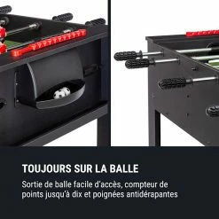 Promo 🔥 KLARFIT Babyfoots Spin Table De Jeux 2-en-1 😍 -Vetements-de-sport Soldes Magasin 10033499 fr 0005 logo
