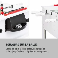 Coupon 😀 KLARFIT Babyfoots Spin Table De Jeux 2-en-1 😍 -Vetements-de-sport Soldes Magasin 10033500 fr 0005 logo