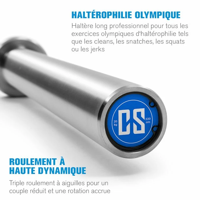 Grosses soldes 🧨 Capital Sports Barre D'haltères IWF Men Haltère Long 🤩 2 Grosses soldes 🧨 Capital Sports Barre D'haltères IWF Men Haltère Long 🤩 – Image 2