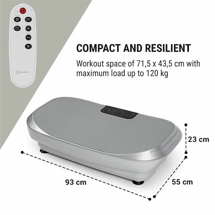 Remise 👍 KLARFIT Entraînement Par Vibrations VIBE 4DX Pro Plateforme 😀 6 Remise 👍 KLARFIT Entraînement Par Vibrations VIBE 4DX Pro Plateforme 😀 – Image 6