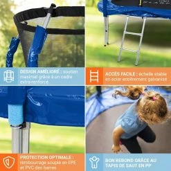 Budget ❤️ KLARFIT Trampolines Trampoline Jumpstarter 🛒 10 Budget ❤️ KLARFIT Trampolines Trampoline Jumpstarter 🛒 -Vetements-de-sport Soldes Magasin 10034799 FR 0005 usp