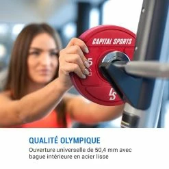 Tout neuf ✨ Capital Sports Disques Pour Haltère Nipton 2021 Disques De Poids Bumper Plate | 2 X 2,5 Kg | Ø 54 Mm | Caoutchouc Dur 🎉 -Vetements-de-sport Soldes Magasin 10035155 fr 0003 logo