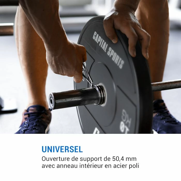 Promo 👏 Capital Sports Disques Pour Haltère Elongate 2020 Bumper Plates ⌛ 3 Promo 👏 Capital Sports Disques Pour Haltère Elongate 2020 Bumper Plates ⌛ – Image 3