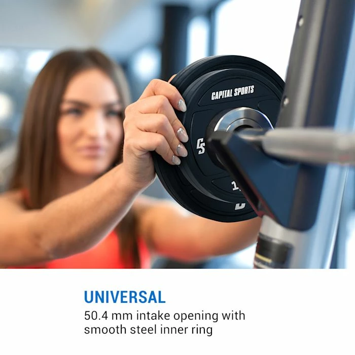 Meilleure affaire 🎉 Capital Sports Disques Pour Haltère Elongate 2020 Bumper Plates ✔️ – Image 2