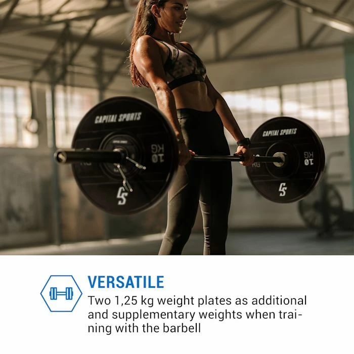 Meilleure affaire 🎉 Capital Sports Disques Pour Haltère Elongate 2020 Bumper Plates ✔️ – Image 3