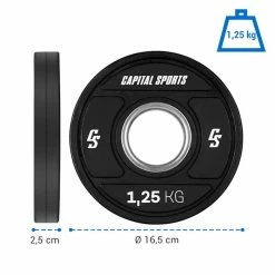 Meilleure affaire 🎉 Capital Sports Disques Pour Haltère Elongate 2020 Bumper Plates ✔️ -Vetements-de-sport Soldes Magasin 10035162 yy 0006 logo CS Elongate 2020 Gewichtsplatte 1 25kg 2pcs set