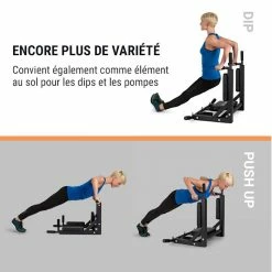 Grosses soldes ✨ KLARFIT Barres De Traction Bouncer MultiGym Station De Traction Et De Doubles Barres 👍 -Vetements-de-sport Soldes Magasin 10036062 fr 0005 logo