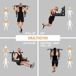 Grosses soldes ✨ KLARFIT Barres De Traction Bouncer MultiGym Station De Traction Et De Doubles Barres 👍 -Vetements-de-sport Soldes Magasin 10036062 yy 0004 logo