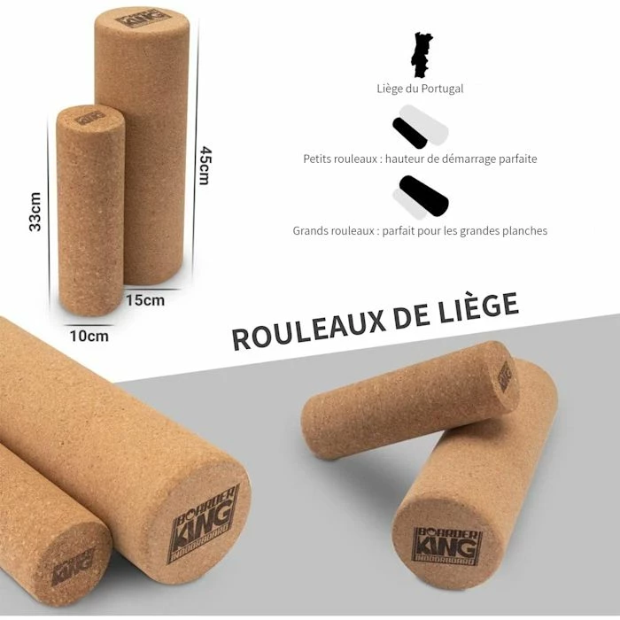 Bon marché 💯 BoarderKING Planches D'équilibre Rouleau De Liège Pour Planche D'équilibre 🎉 2 Bon marché 💯 BoarderKING Planches D'équilibre Rouleau De Liège Pour Planche D'équilibre 🎉 – Image 2