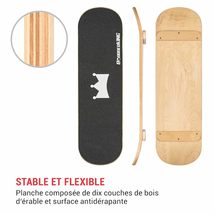 Meilleure affaire 🎉 BoarderKING Planches D'équilibre Indoorboard Skate Planche D'équilibre 😀 3 Meilleure affaire 🎉 BoarderKING Planches D'équilibre Indoorboard Skate Planche D'équilibre 😀 – Image 3