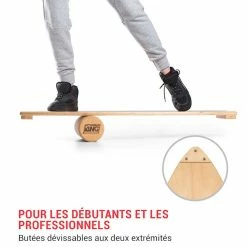 Budget 🧨 BoarderKING Planches D'équilibre Indoorboard Wave Planche D'équilibre + Tapis + Rouleau ❤️ -Vetements-de-sport Soldes Magasin 10036300 fr 0006 logo