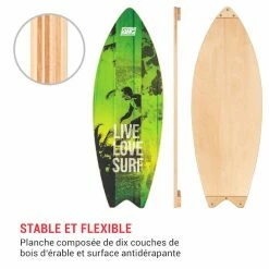 Tout neuf 🔥 BoarderKING Planches D'équilibre Indoorboard Wave Planche D'équilibre + Tapis + Rouleau 🤩 -Vetements-de-sport Soldes Magasin 10036301 fr 0003 logo