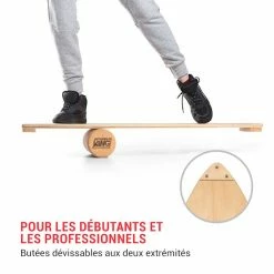 Tout neuf 🔥 BoarderKING Planches D'équilibre Indoorboard Wave Planche D'équilibre + Tapis + Rouleau 🤩 -Vetements-de-sport Soldes Magasin 10036301 fr 0006 logo