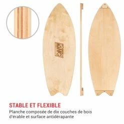 Acheter 🌟 BoarderKING Planches D'équilibre Indoorboard Wave Planche D'équilibre + Tapis + Rouleau 🧨 -Vetements-de-sport Soldes Magasin 10036302 fr 0003 logo