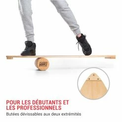 Sortie 👍 BoarderKING Planches D'équilibre Indoorboard Wave Planche D'équilibre + Tapis + Rouleau 🌟 -Vetements-de-sport Soldes Magasin 10036303 fr 0006 logo