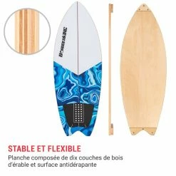 Remise ✔️ BoarderKING Planches D'équilibre Indoorboard Wave Planche D'équilibre + Tapis + Rouleau 👍 -Vetements-de-sport Soldes Magasin 10036307 fr 0003 logo