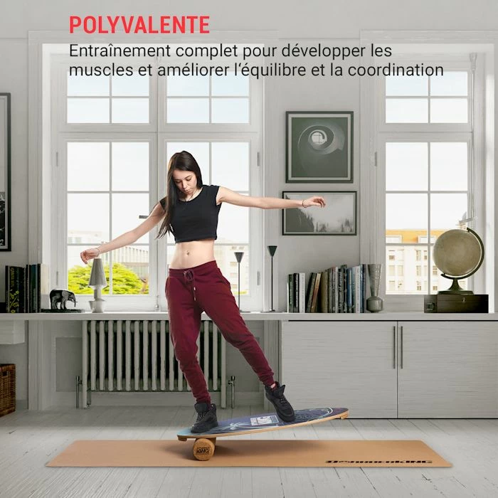 Meilleur prix 🧨 BoarderKING Planches D'équilibre Indoorboard Allrounder Planche D'équilibre 🛒 2 Meilleur prix 🧨 BoarderKING Planches D'équilibre Indoorboard Allrounder Planche D'équilibre 🛒 – Image 2