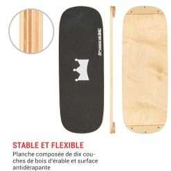 Grosses soldes ✨ BoarderKING Planches D'équilibre Indoorboard Classic Planche D'équilibre 😉 -Vetements-de-sport Soldes Magasin 10036322 fr 0003 logo