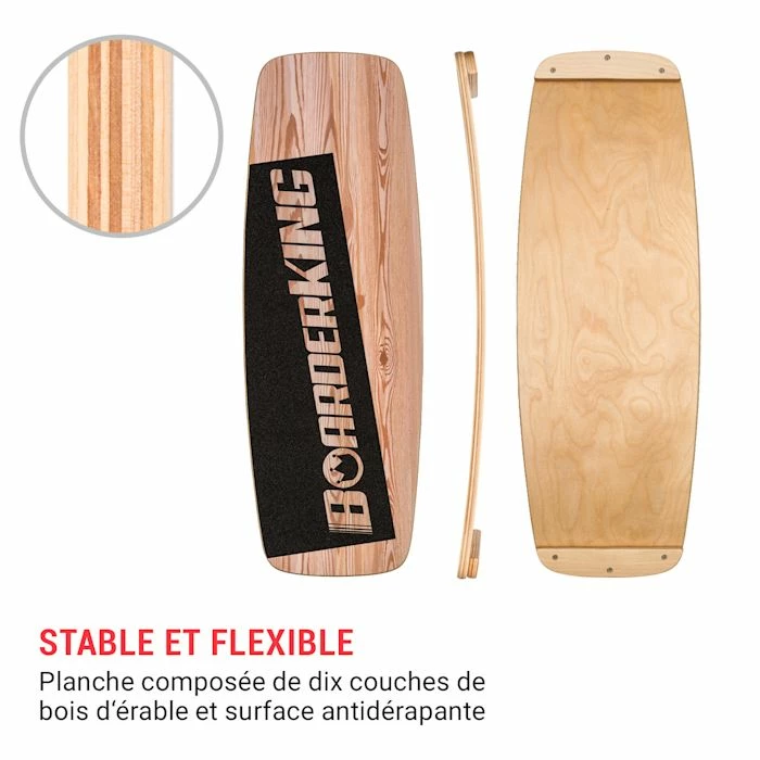 Top 10 😉 BoarderKING Planches D'équilibre Indoorboard Curved Planche D'équilibre 🔔 3 Top 10 😉 BoarderKING Planches D'équilibre Indoorboard Curved Planche D'équilibre 🔔 – Image 3