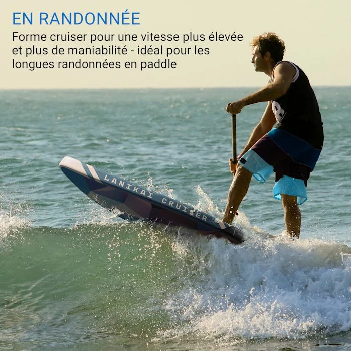 Tout neuf 🌟 Capital Sports Planche De Paddle SUP Planche à Pagaie SUP Board Gonflable Lanikai Cruiser 9.8 😀 5 Tout neuf 🌟 Capital Sports Planche De Paddle SUP Planche à Pagaie SUP Board Gonflable Lanikai Cruiser 9.8 😀 – Image 5