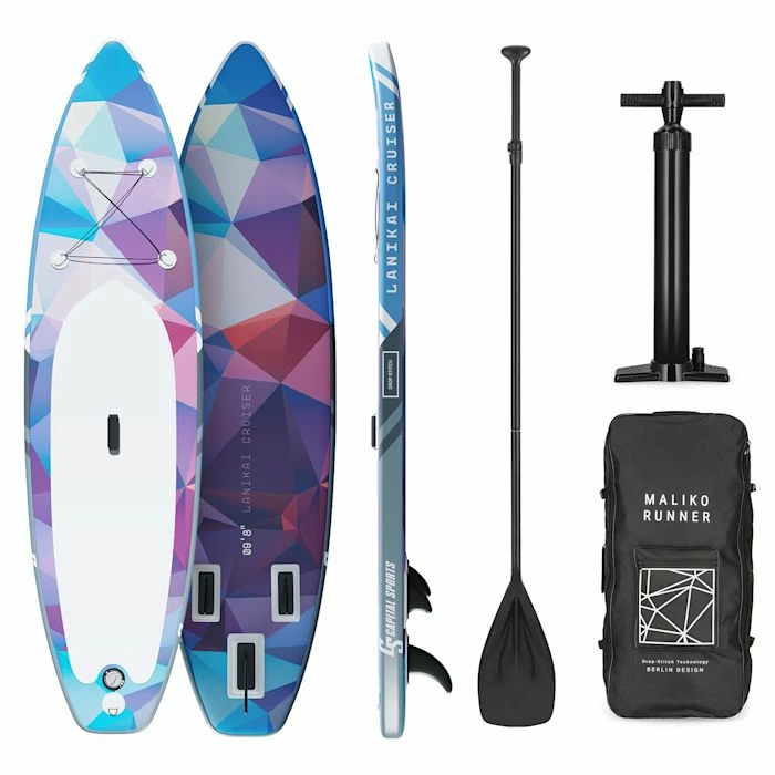 Tout neuf 🌟 Capital Sports Planche De Paddle SUP Planche à Pagaie SUP Board Gonflable Lanikai Cruiser 9.8 😀 1 Tout neuf 🌟 Capital Sports Planche De Paddle SUP Planche à Pagaie SUP Board Gonflable Lanikai Cruiser 9.8 😀