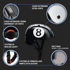 Tout neuf 😀 Skullcap Casques Asque De Skate Et De Vélo 🛒 -Vetements-de-sport Soldes Magasin 10039080 fr 0003 logo