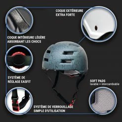 Vente flash 😍 Skullcap Casques Asque De Skate Et De Vélo 🎁 8 Vente flash 😍 Skullcap Casques Asque De Skate Et De Vélo 🎁 -Vetements-de-sport Soldes Magasin 10039088 fr 0003 logo