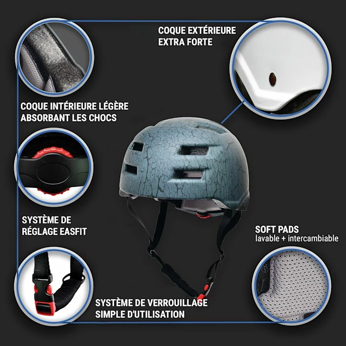 Vente flash 😍 Skullcap Casques Asque De Skate Et De Vélo 🎁 3 Vente flash 😍 Skullcap Casques Asque De Skate Et De Vélo 🎁 – Image 3