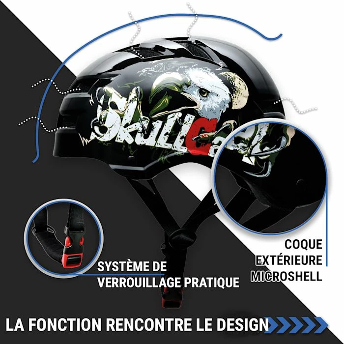 Meilleure affaire 😉 Skullcap Casques Asque De Skate Et De Vélo ✔️ 2 Meilleure affaire 😉 Skullcap Casques Asque De Skate Et De Vélo ✔️ – Image 2