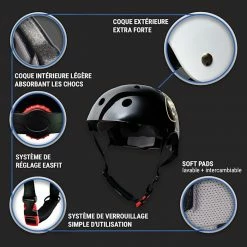 Promo ⭐ Skullcap Casques Asque De Skate Et De Vélo 👍 -Vetements-de-sport Soldes Magasin 10039105 fr 0003 logo