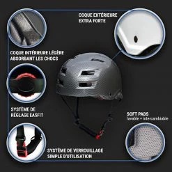 Grosses soldes 😀 Skullcap Casques Asque De Skate Et De Vélo 🔥 -Vetements-de-sport Soldes Magasin 10039118 fr 0003 logo