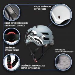 Top 10 👍 Skullcap Casques Asque De Skate Et De Vélo 👏 -Vetements-de-sport Soldes Magasin 10039127 fr 0003 logo