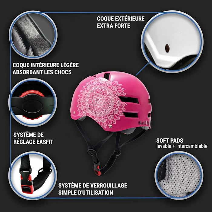 Meilleur prix 🔔 Skullcap Casques Asque De Skate Et De Vélo ❤️ 3 Meilleur prix 🔔 Skullcap Casques Asque De Skate Et De Vélo ❤️ – Image 3