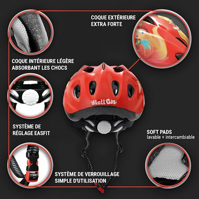 Tout neuf 😉 Skullcap Casques Casque De Vélo Pour Enfants ✨ 3 Tout neuf 😉 Skullcap Casques Casque De Vélo Pour Enfants ✨ – Image 3
