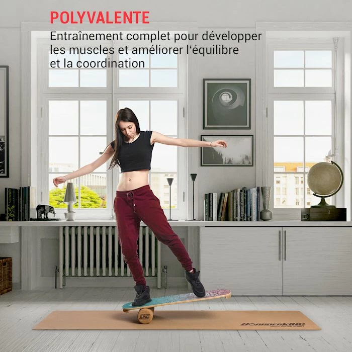 De gros 😍 BoarderKING Planches D'équilibre Indoorboard Flow Planche D'équilibre 🎉 2 De gros 😍 BoarderKING Planches D'équilibre Indoorboard Flow Planche D'équilibre 🎉 – Image 2