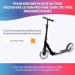 Meilleur prix 💯 Fun Pro Rollers Et Skateboards Trottinette Enfants THREE 🌟 -Vetements-de-sport Soldes Magasin 10039561 fr 0006 logo