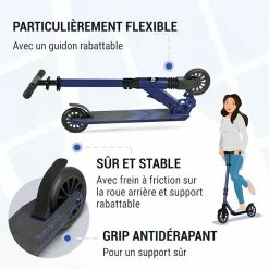 Bon marché 🎉 Fun Pro Rollers Et Skateboards Trottinette Enfants THREE Deluxe 😍 -Vetements-de-sport Soldes Magasin 10039562 fr 0003 logo