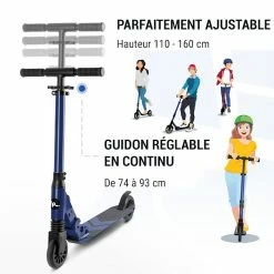 Bon marché 🎉 Fun Pro Rollers Et Skateboards Trottinette Enfants THREE Deluxe 😍 -Vetements-de-sport Soldes Magasin 10039562 fr 0005 logo